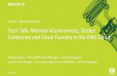 Tech Talk: Monitor Microservices in Docker, Cloud Foundry and AWS Cloud