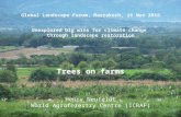 Trees on farms: Unexplored big wins for climate change  through landscape restoration