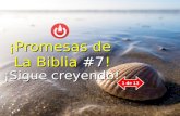 #54 ¡Promesas de la biblia #7! ¡Sigue creyendo!