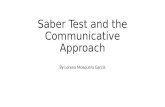 Saber test and the communicative approach