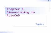Chapter 5   dimensioning in auto cad 2010