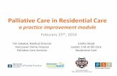 Palliative Care in Residential Care: A Practice Improvement Model
