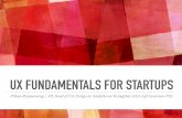 UX Fundamentals for Startups