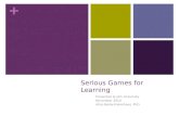 Serious Games for Learning