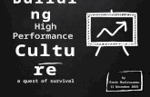 Building High Performance Culture