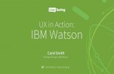 UX in Action: IBM Watson