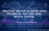 Predictive Analysis of the U.S. Presidential Election using Machine Learning