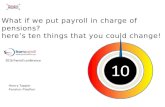 Learn centre   making payroll managers pension managers