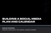 Building a Social Media Plan and Calendar