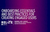 Onboarding Essentials and Best Practices for Creating Engaged Users