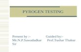 Pyrogen testing