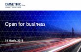 2016 IDC Pan-European Utilities Summit: Open for Business