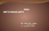 Oral anticoagulants ppt