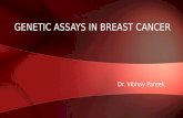 Genetic assays in breast cancer
