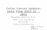 Colon Cancer Updates - 2015/2016 - Based on ASCO GI 2016