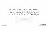 DOES16 San Francisco - Nicole Forsgren & Jez Humble - The Latest: What We Learned from the 2016 State of DevOps Report