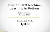 Intro to H2O in Python - Data Science LA