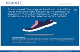Case Study - Functional Testing & Performance Testing Help the World’s Leading Footwear & Apparel Provider Achieve Improved Stability & Performance of Its WMS