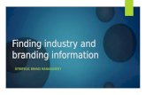 Industry and branding information