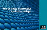 How to create a successful marketing strategy