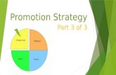 Promotion strategy p3 of 3