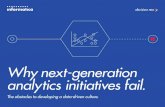 Why Next-Generation Analytics Initiatives Fail
