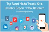 Top 15 Latest Social Media Marketing Trends – 2016 Industry Report: New Research