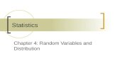 random variable and distribution
