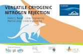 Versatile Cryogenic Nitrogen Rejection, by Dr Heinz Bauer