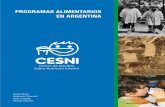 PROGRAMAS ALIMENTARIOS EN ARGENTINA
