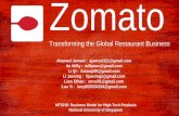Zomato: Transforming the Global Restaurant Business