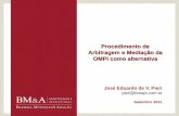 Procedimento de Arbitragem e Mediação da OMPI como alternativa