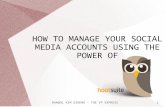 Randolf Kim Diokno How to Manage Social Media Accounts using Hootsuite