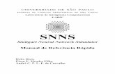 Stuttgart Neural Network Simulation Manual de referência rápida