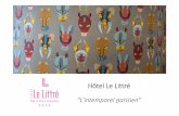 Bienvenidos al hotel Le Littré en Paris!