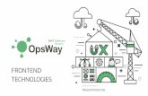 Front end technologies in OpsWay