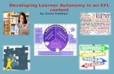 Developing Learner Autonomy in an EFL context_3