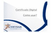 Certificação Digital - Como usar [Modo de Compatibilidade]