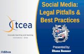 Social Media: Legal Pitfalls and Best Practices - CTS Academy 16
