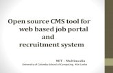 Open source CMS tool for web based job portal and recruitment system