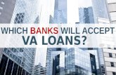 Which Banks Will Accept VA Loans?
