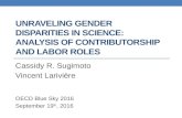 Lariviere - Unraveling gender disparities in science