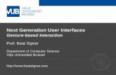 Gesture-based Interaction - Lecture 08 - Next Generation User Interfaces (4018166FNR)