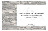 PANORAMA DA INDÚSTRIA DE TRANSFORMAÇÃO BRASILEIRA