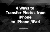 4 Ways to Transfer photos from iPhone to iPhone/iPad/iPod Touch