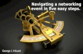 Navigating a Networking Event in Five Easy Steps