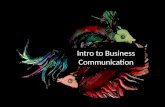 Intro to business communication 250