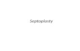 Septoplasty procedures