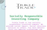 Socially responsible investing company