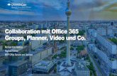 Collaboration mit Office 365 Groups, Planner, Video & Co